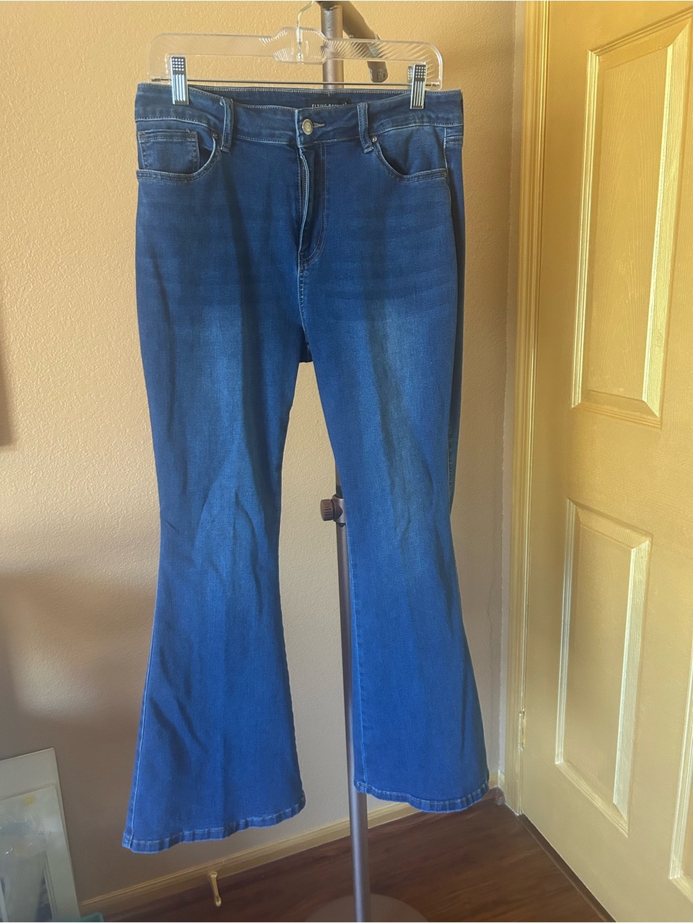 Flying Banana stretch flare jeans